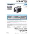 SONY DCRDVD301 Service Manual