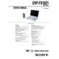 SONY DVPFX1021 Service Manual