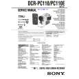 SONY DCRPC110 Service Manual