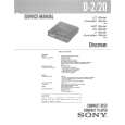 SONY D2 Service Manual