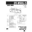 SONY CFSW501L/S