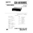 SONY CDXU6180RDS Service Manual