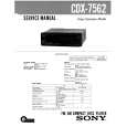 SONY CDX7562 Service Manual