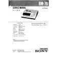 SONY BM76 Service Manual