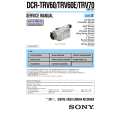 SONY DCRTRV60 Service Manual