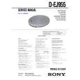 SONY DEJ55 Service Manual