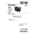 SONY DSCS85 Service Manual