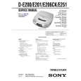 SONY DE200 Service Manual