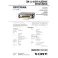 SONY CDXS2210 Service Manual