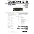 SONY CDCR104 Service Manual