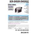 SONY DCRDVD201 Service Manual