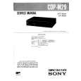 SONY CDPM29 Service Manual