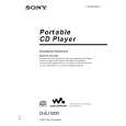 SONY DEJ1000 Owner's Manual