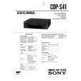 SONY CDPS41 Service Manual