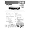 SONY CDP55 Service Manual