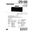 SONY CFS-1025