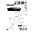 SONY CDP195 Service Manual