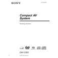 SONY DAV-C900 Owner's Manual