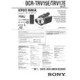 SONY DCRTRV17E Service Manual