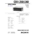 SONY CDXL360 Service Manual