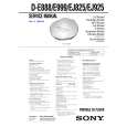 SONY DEJ825 Service Manual