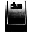 FAURE CCE659W1 Owner's Manual