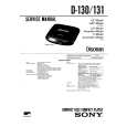 SONY D130 Service Manual