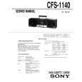 SONY CFS-1140