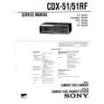 SONY CDX-51 Service Manual