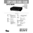 SONY CDPC400 Service Manual