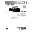 SONY CFDDW83MKII Service Manual