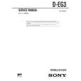 SONY DEG3 Service Manual