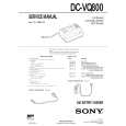 SONY DC-VQ800 Service Manual