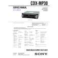 SONY CDXMP30 Service Manual