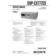 SONY DVPCX777ES Service Manual