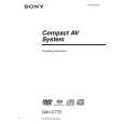 SONY DAV-C770 Owner's Manual