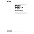 SONY DSR-1 VOLUME 1 Service Manual