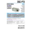 SONY DSCP73 Service Manual