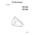 ELECTROLUX EFi635G/GB Owner's Manual