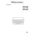 ELECTROLUX EFG535G Owner's Manual