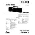 SONY CFS720L Service Manual