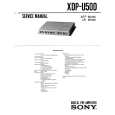 SONY CDP-U50D Service Manual