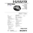 SONY DSJ15 Service Manual