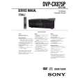 SONY DVPCX875P Service Manual