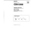 SONY CDXU300 Service Manual