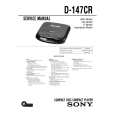 SONY D-147CR Service Manual