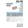 SONY DSC-P92 LEVEL2 Service Manual