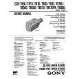 SONY CCDTR76 Service Manual