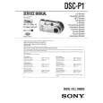 SONY DSCP1 Service Manual