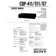 SONY CDP-511 Service Manual